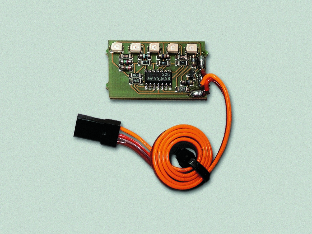 Simprop Bordspannungsanzeige 4,8V JR