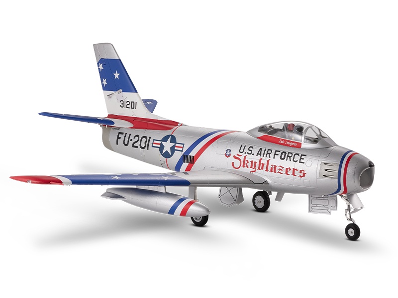 FMS F-86 Skyblazer Jet EDF 80 PNP blau - 122 cm