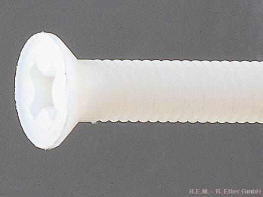 Senkschraube Nylon mit Kreuzschlitz M 6x50 (10-er Packung)