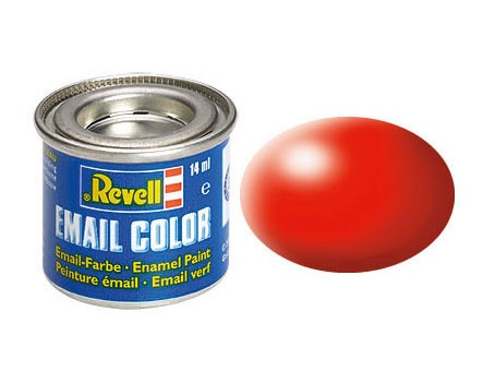 Revell Email Color Leuchtrot, seidenmatt, 14ml, RAL 3024