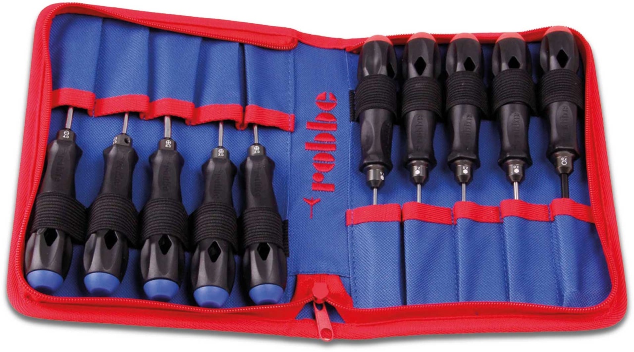 Robbe Werkzeugset 10-Teilig - mit Tasche
