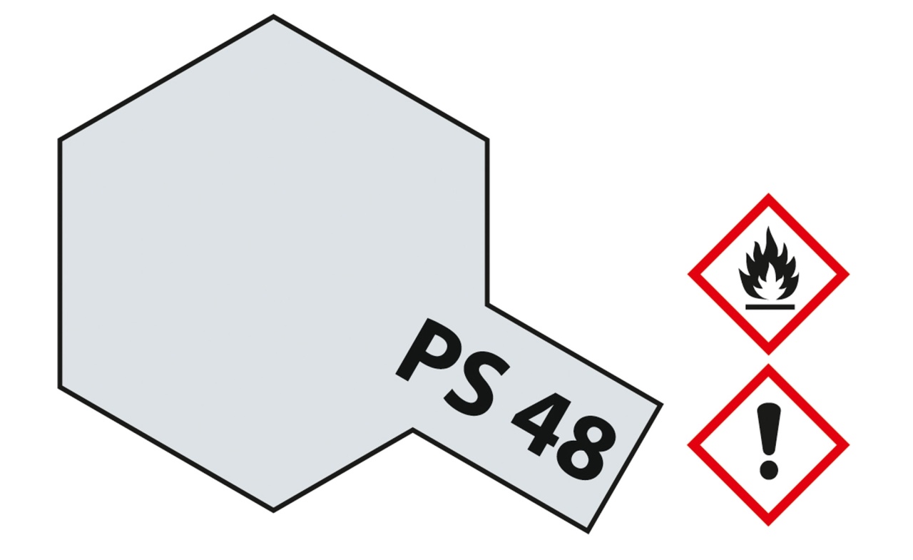 Tamiya PS-48 Alu-Silber (Chrom) Polycarbonat 100ml