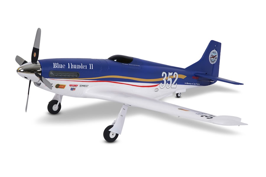 FMS P-51 Blue Thunder II PNP - 110 cm - inkl. Reflex Gyro /