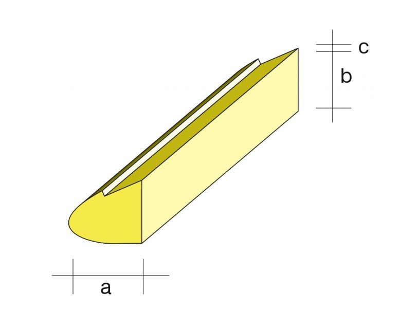 Balsa-Nas.14x14/1000mm1Falz