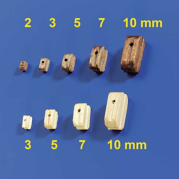 Krick Blöcke 7mm hell (10 Stück)