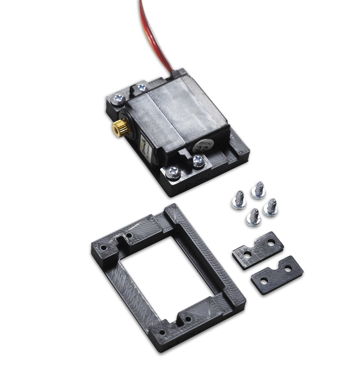 D-Power Servorahmen für Servo AS-340BBMG / DS-340BBMG /