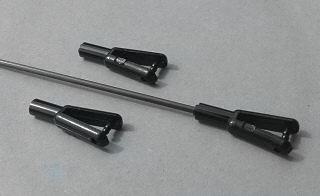 Simprop Gabelk&ouml;pfe f&uuml;r 1,5mm Carbonstab - 10 St&uuml;ck