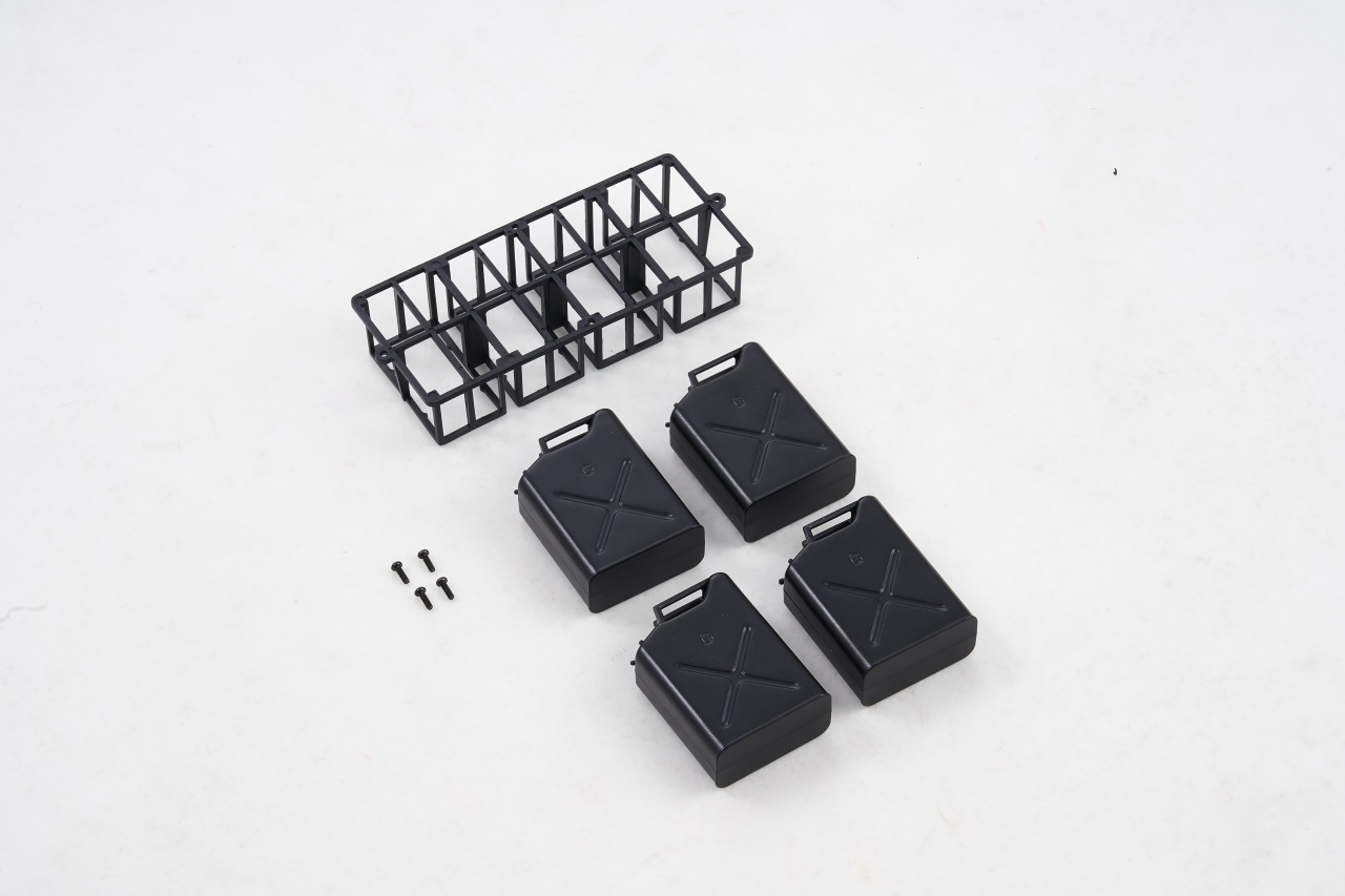 FMS - Kraftstoffkanistrer mit Halterung 1:10