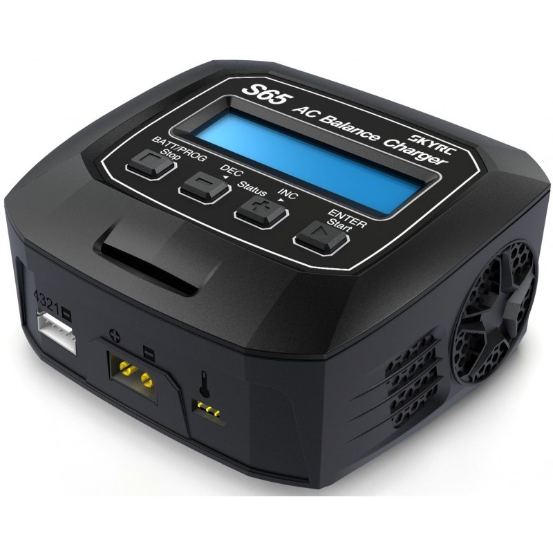 SkyRC S65 Single Ladegerät AC - Lipo 2-4S bis zu 6A- 65W