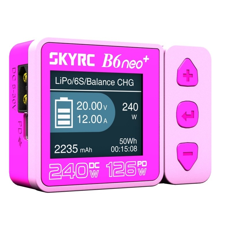 SkyRc B6 Neo+ DC Ladegerät Pink - (240W)