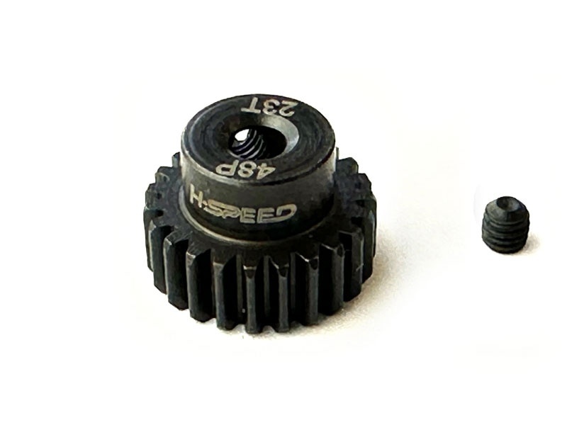 H-Speed Stahlritzel 23 Z&auml;hne, 48dp, Bohrung 3,175mm Welle