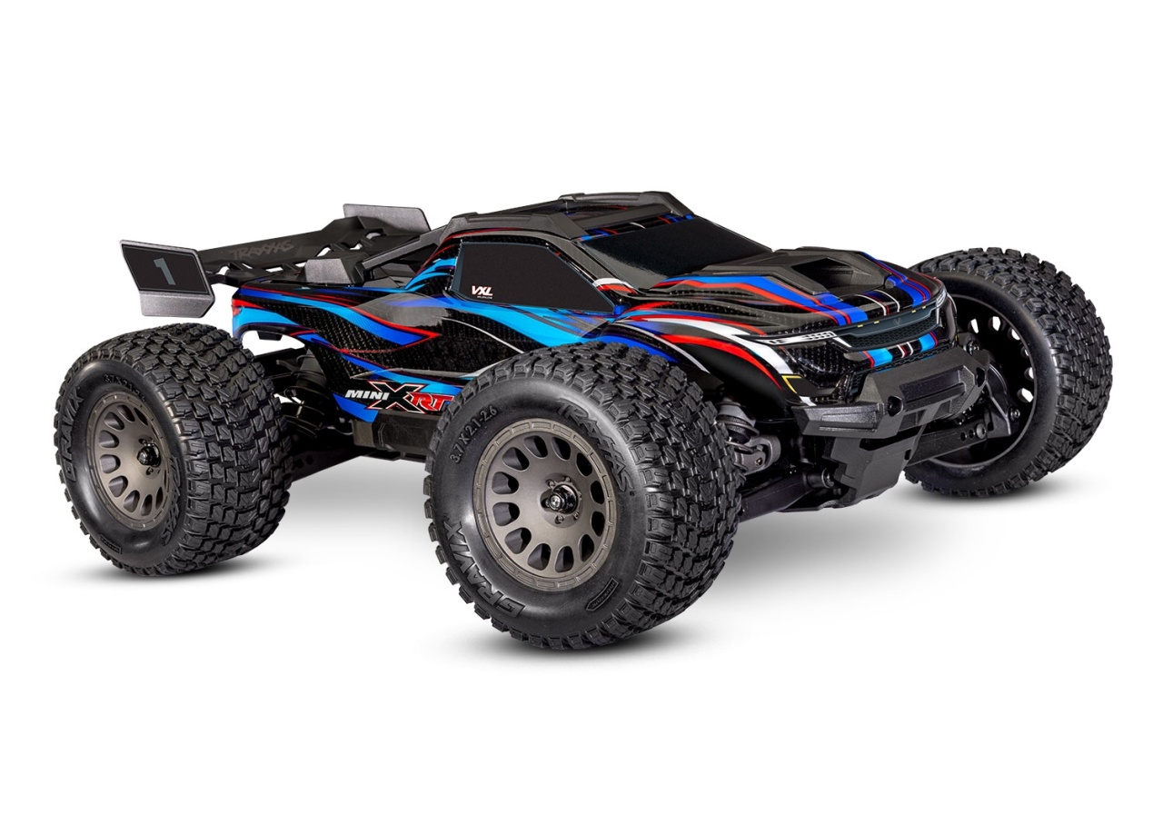 TRAXXAS Mini-XRT 4x4 1/16 blau - 3S Monter Truck RTR