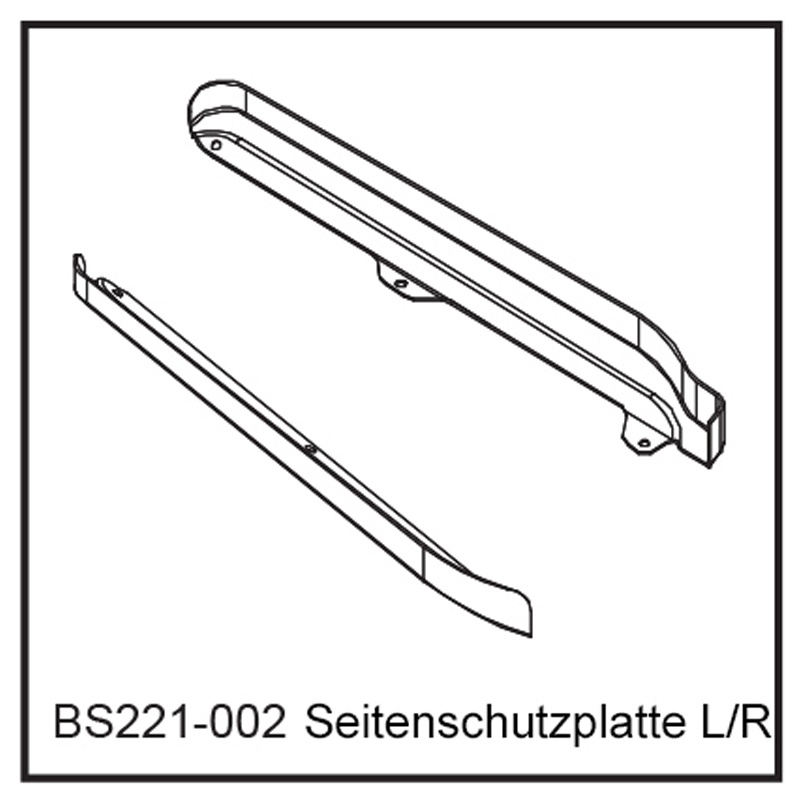 Seitenschutzplatte - BEAST BX / TX