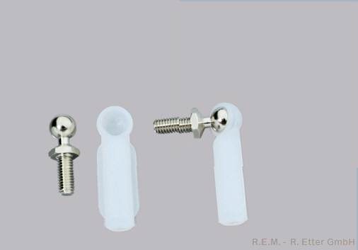 R.E.M. Nylon Kugelschnapper Kugeldurchmesser 5mm