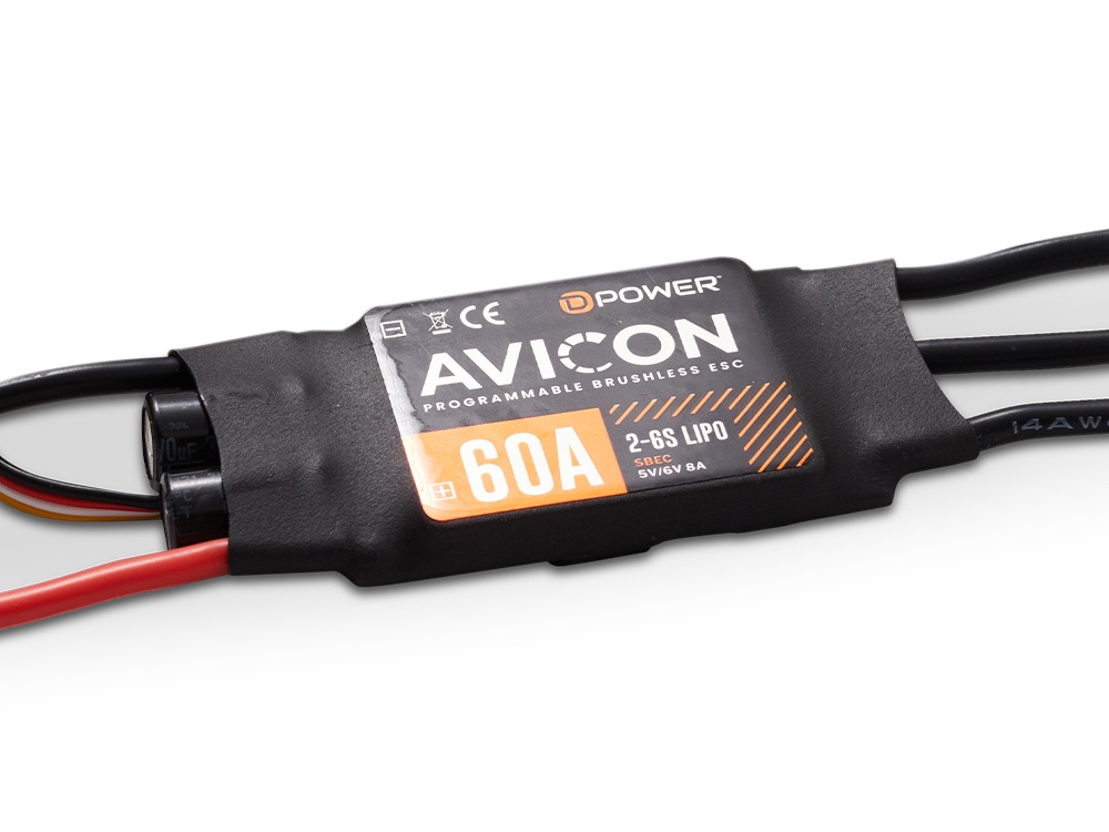 D-Power AVICON 60A S-BEC Brushless Regler