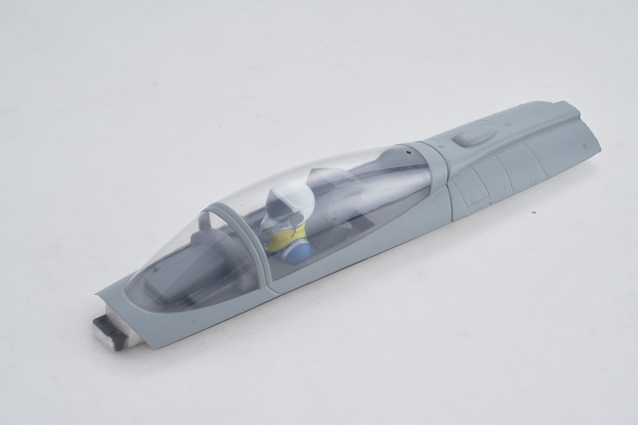 FMS J-10 - Kabinenhaube grau