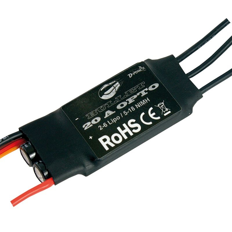 D-Power Bullet 20A Opto Brushless Regler