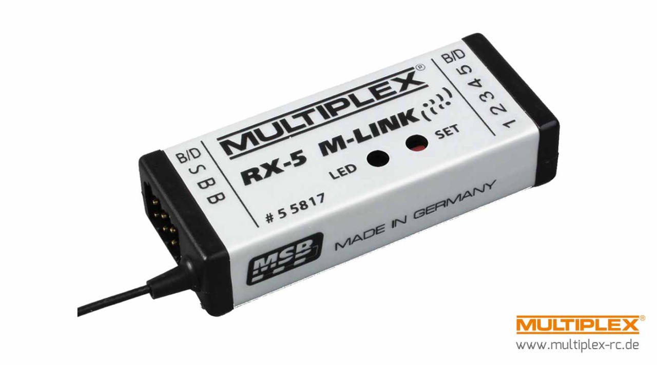 Multiplex Empfänger RX-5 M-LINK 2,4 GHz